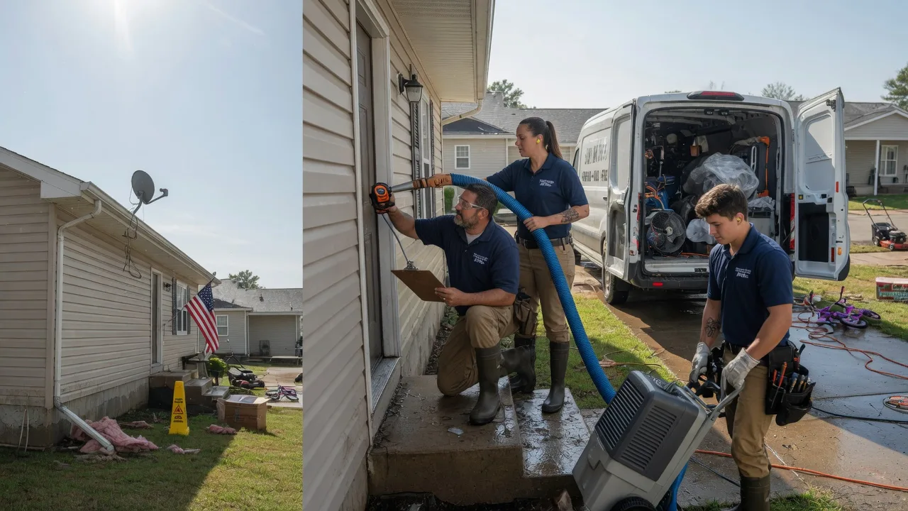 Ceiling Water Damage Restoration in New Salem, ND near me